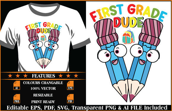100 Day of School T-shirt Design Graphics