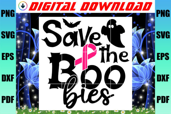 Breast Cancer Save the Boo Bies: Graphics and Print Templates