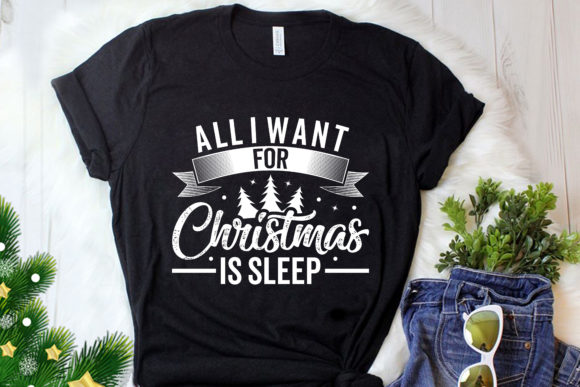 Christmas Typography SVG Funny T-Shirt Graphics & Designs