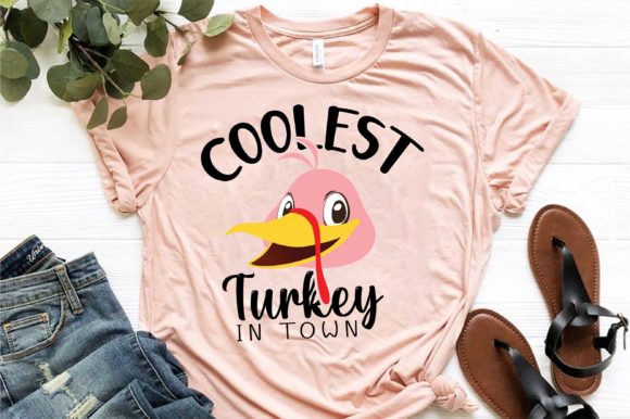 Coolest Turkey in Town: Graphics for T-Shirt Designs