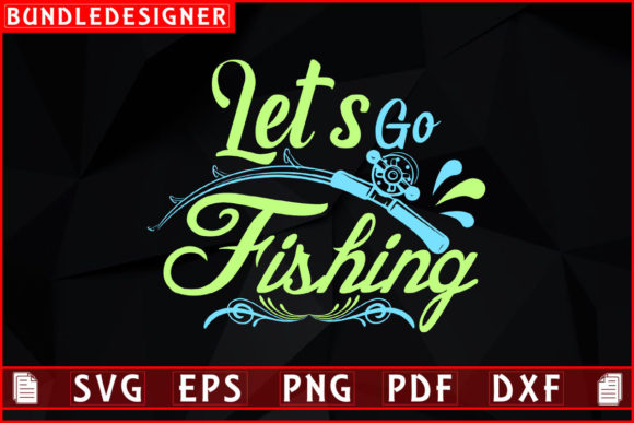 Fishing T Shirt Design: Print Templates & Graphics