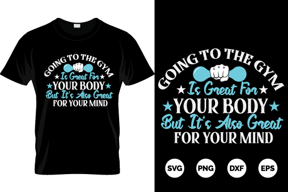 Fitness Gym T Shirt SVG for Crafters