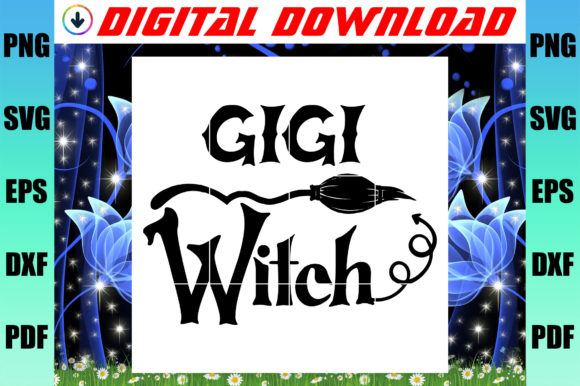 Gigi Witch Graphics & Print Templates