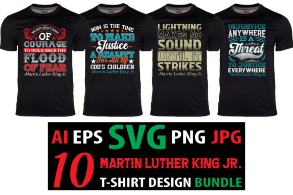 Martin Luther King Jr. SVG Bundle Graphics & Templates