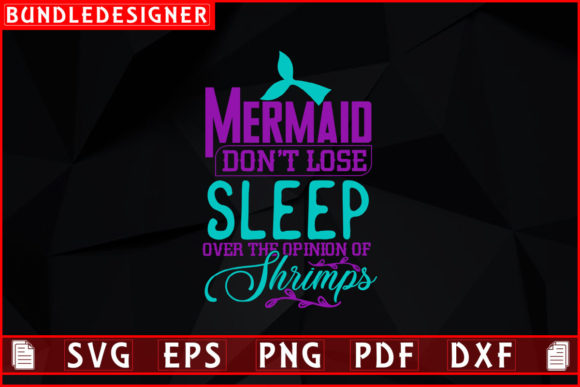Mermaid Svg T-shirt Design Sublimation Graphics Print Templates