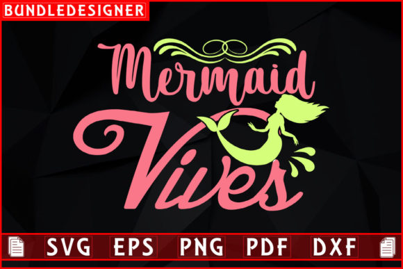 Mermaid Vibes Graphic: A Print Templates Review for Designers