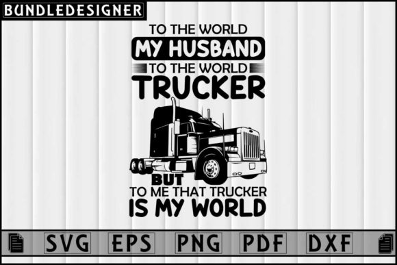 Trucker SVG Graphics for Print Templates Review