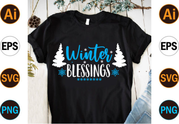 Winter Typography SVG T Shirt Design: A Graphics Print Templates Review